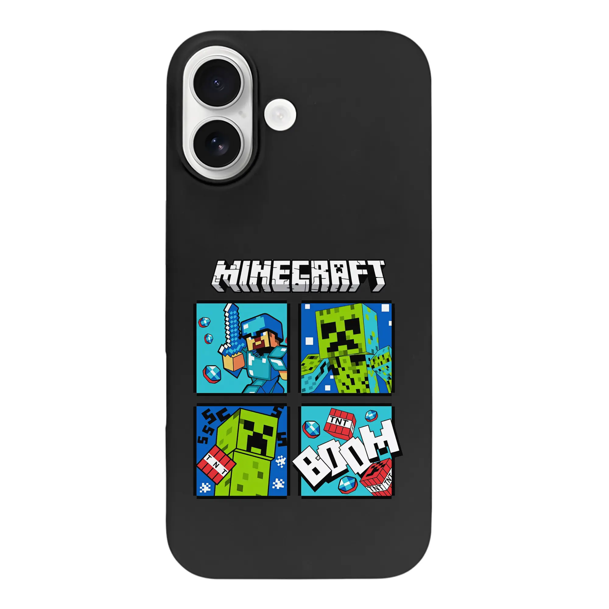 マイクラ グッズ  マイクラ - iPhone 17 シリーズ シリコンケース 薄型 耐衝撃 指紋防止 ソフトタッチカバー 精密フィット 傷防止 保護ケース iPhone 17/17 Air/17 Pro/17 Pro Max 対応